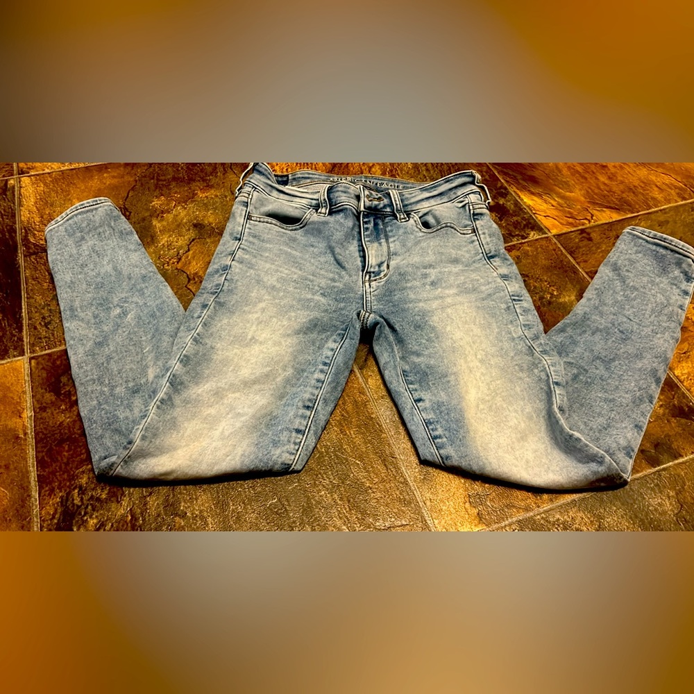 Three American Eagle jeans, size 2.